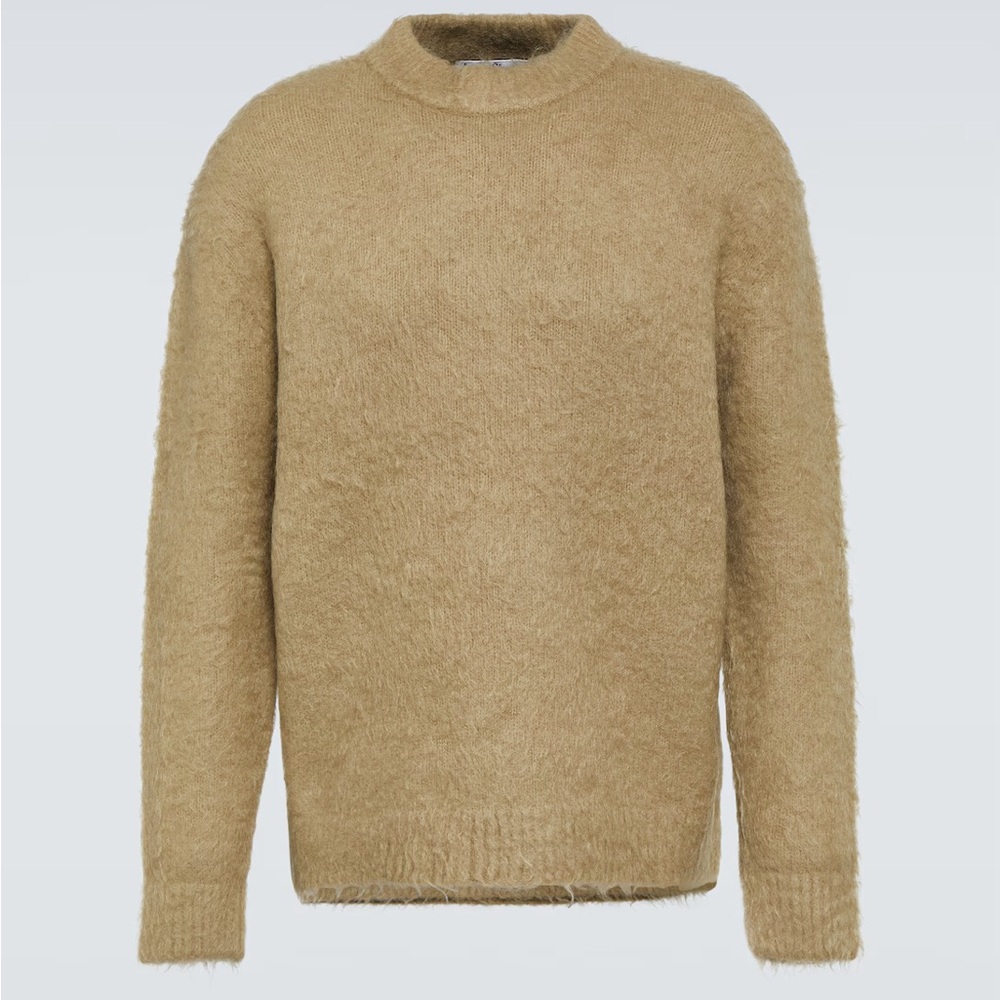Acne Men's Beige Crewneck Sweater